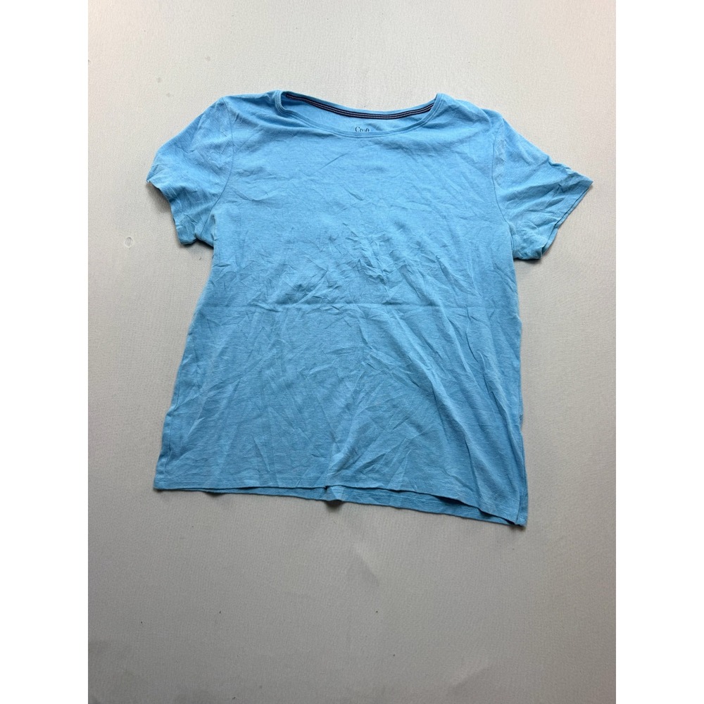 Croft & Barrow T-Shirt Mens Large Blue Excellent Short Sleeve Classic Tee
